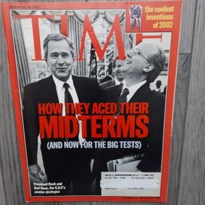 TIME Mag Nov 2002 How They Aced Their Midterms VINTAGE VVGC